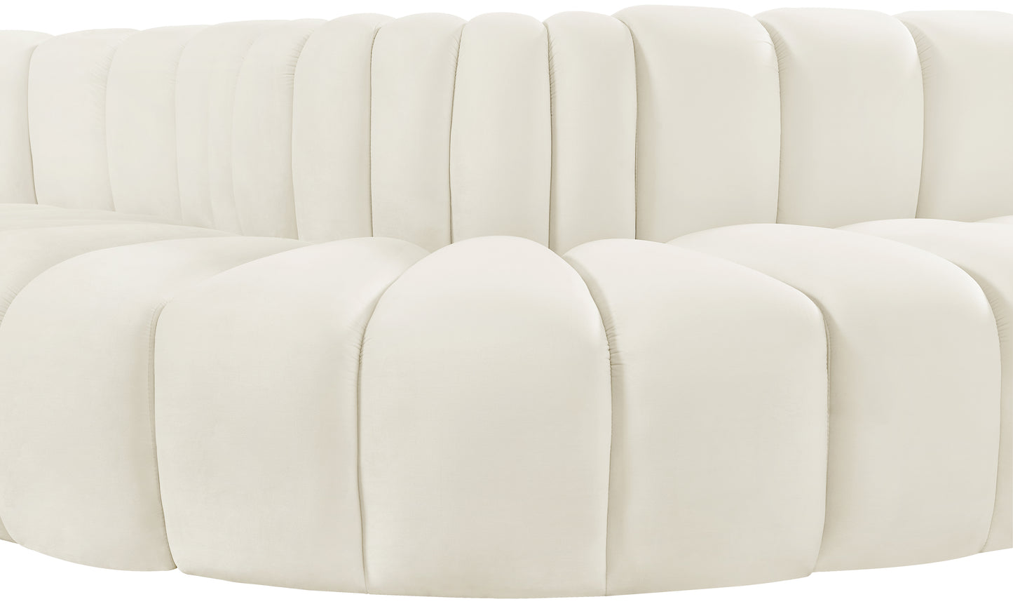 zara cream velvet modular sofa s5b