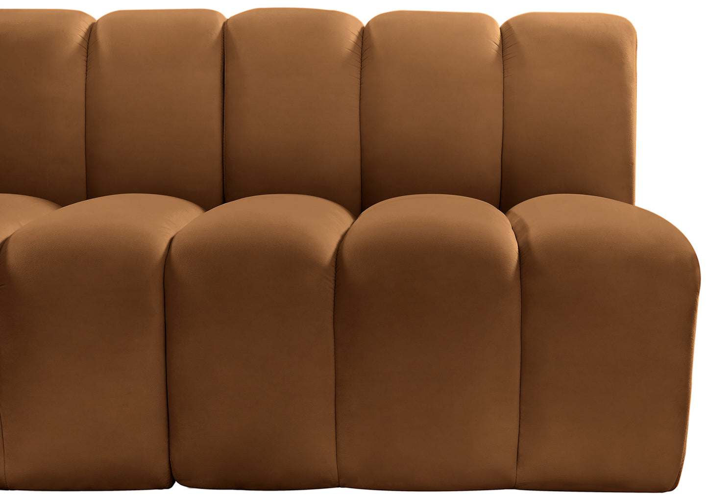 zara saddle velvet modular sofa s10a