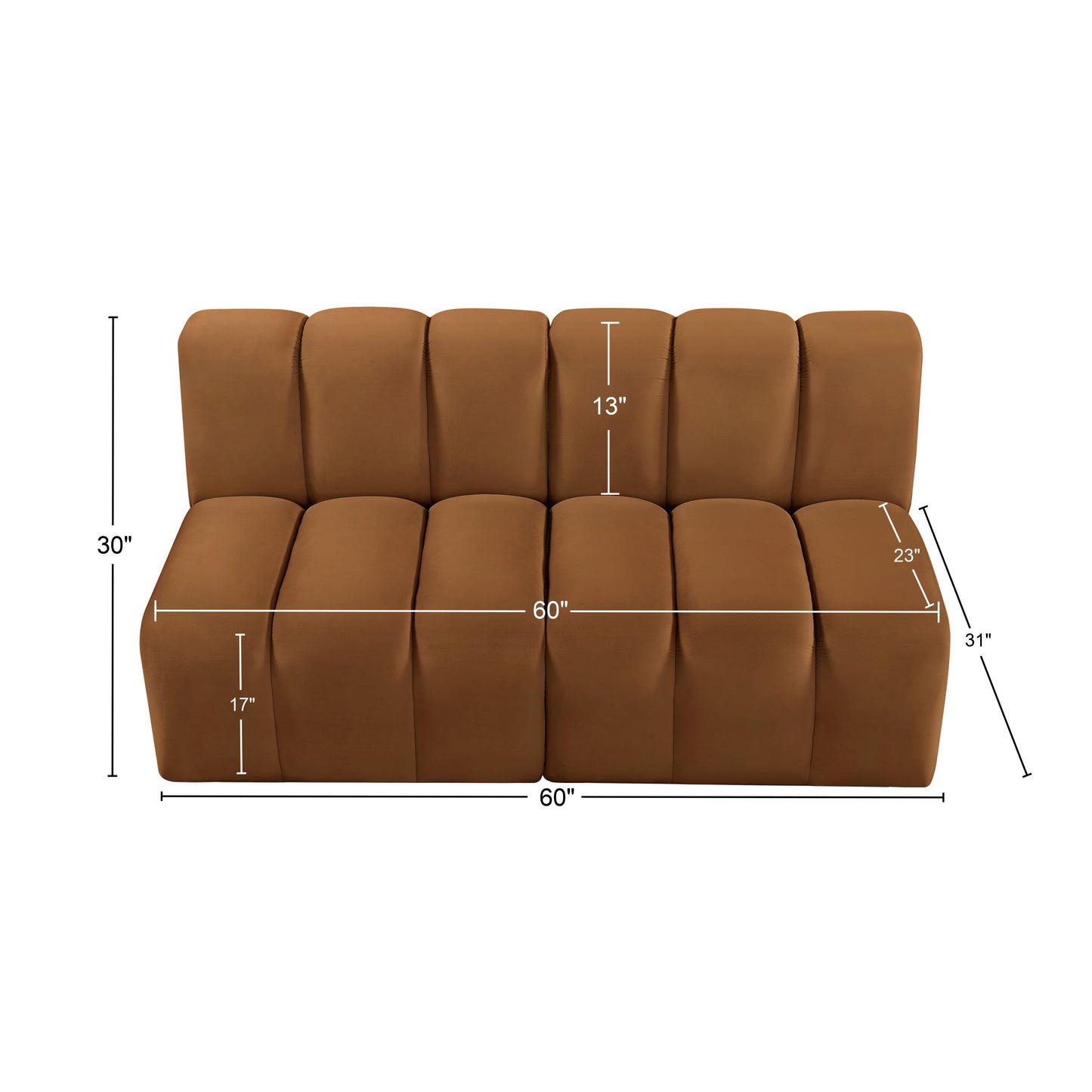 zara saddle velvet modular sofa s2a