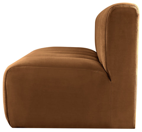 Briar 60 Saddle Velvet Upholstered Modular Sectional , 2-Piece (Style 1)