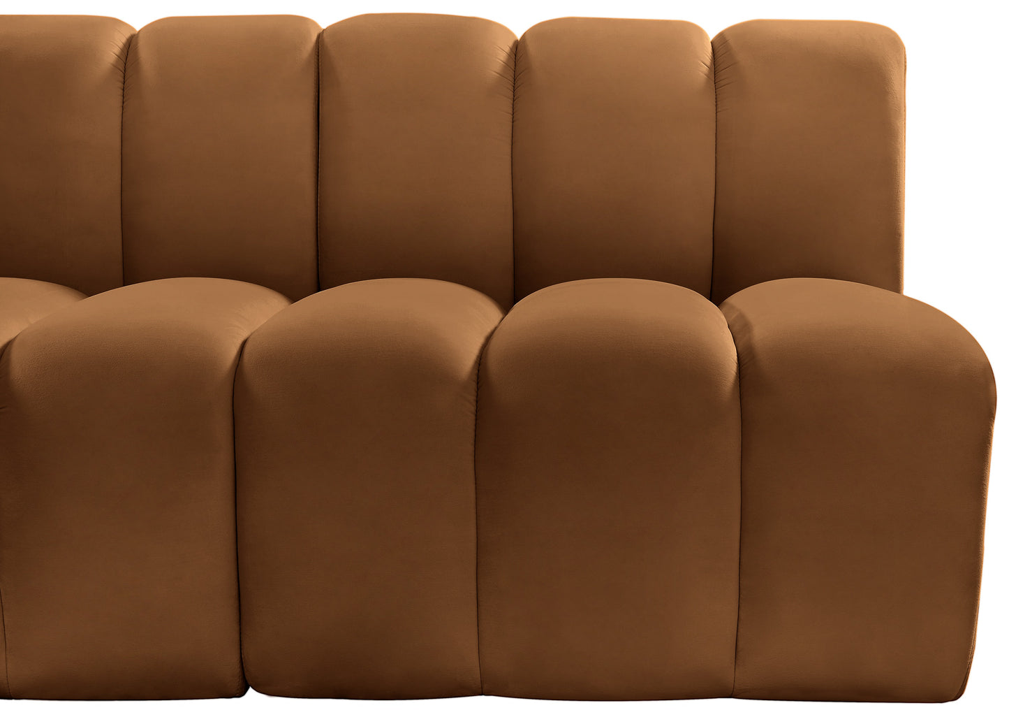 zara saddle velvet modular sofa s3b