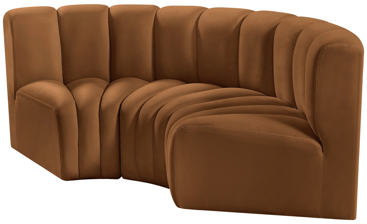 zara saddle velvet modular sofa s3c