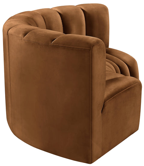 Briar 80 Saddle Velvet Upholstered Modular Sectional, 3-Piece