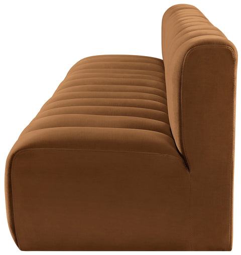 Briar 119 Saddle Velvet Upholstered Modular Sectional, 4-Piece