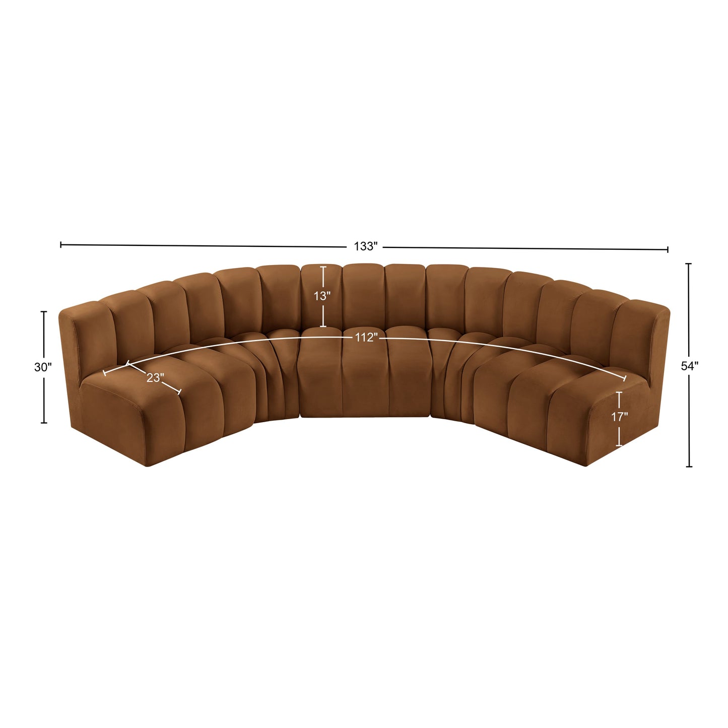 zara saddle velvet modular sofa s5a