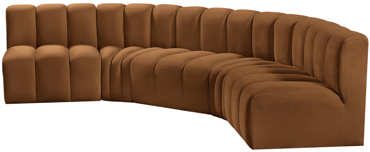 zara saddle velvet modular sofa s5a