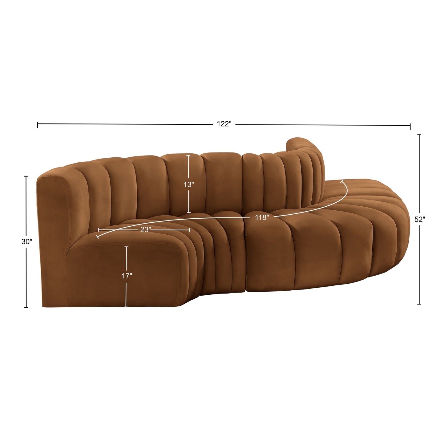 zara saddle velvet modular sofa s5b