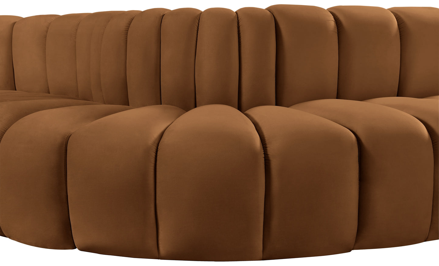 zara saddle velvet modular sofa s7c