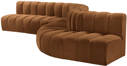 Zara Saddle Velvet Modular Sofa S7C