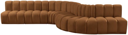 Zara Saddle Velvet Modular Sofa S7C