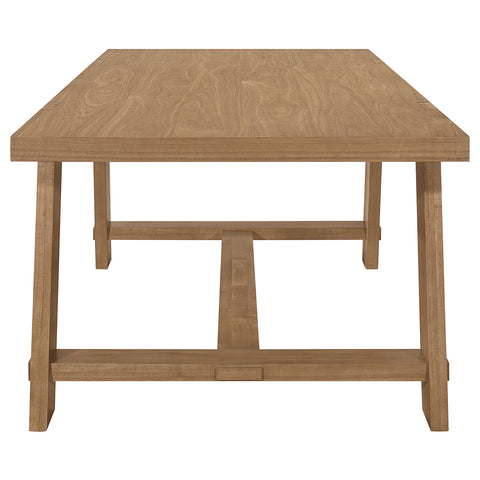 Sabat 7-piece Rectangular Dining Table Set BrownBrown