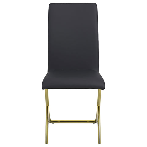 Jillian Upholstered Dining Side Chair Black (Set of 4)Black