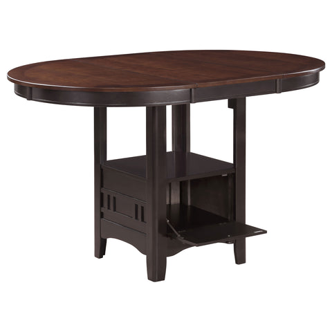 Simmons Oval 60-inch Extension Counter Dining Table ChestnutLight Chestnut