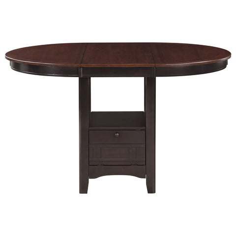 Simmons Oval 60-inch Extension Counter Dining Table ChestnutLight Chestnut