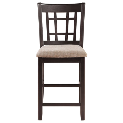 Simmons Wood Counter Chair Tan and Espresso (Set of 2)Tan / Espresso