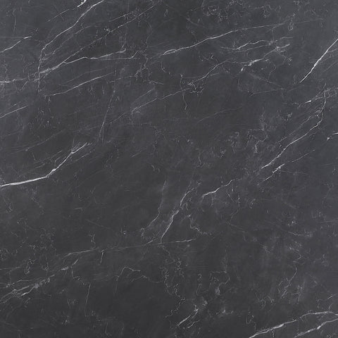 Stanford Round 48-inch Faux Marble Top Dining Table BlackBlack