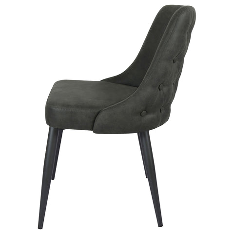 Danvers Upholstered Dining Side Chair Grey (Set of 2)Grey