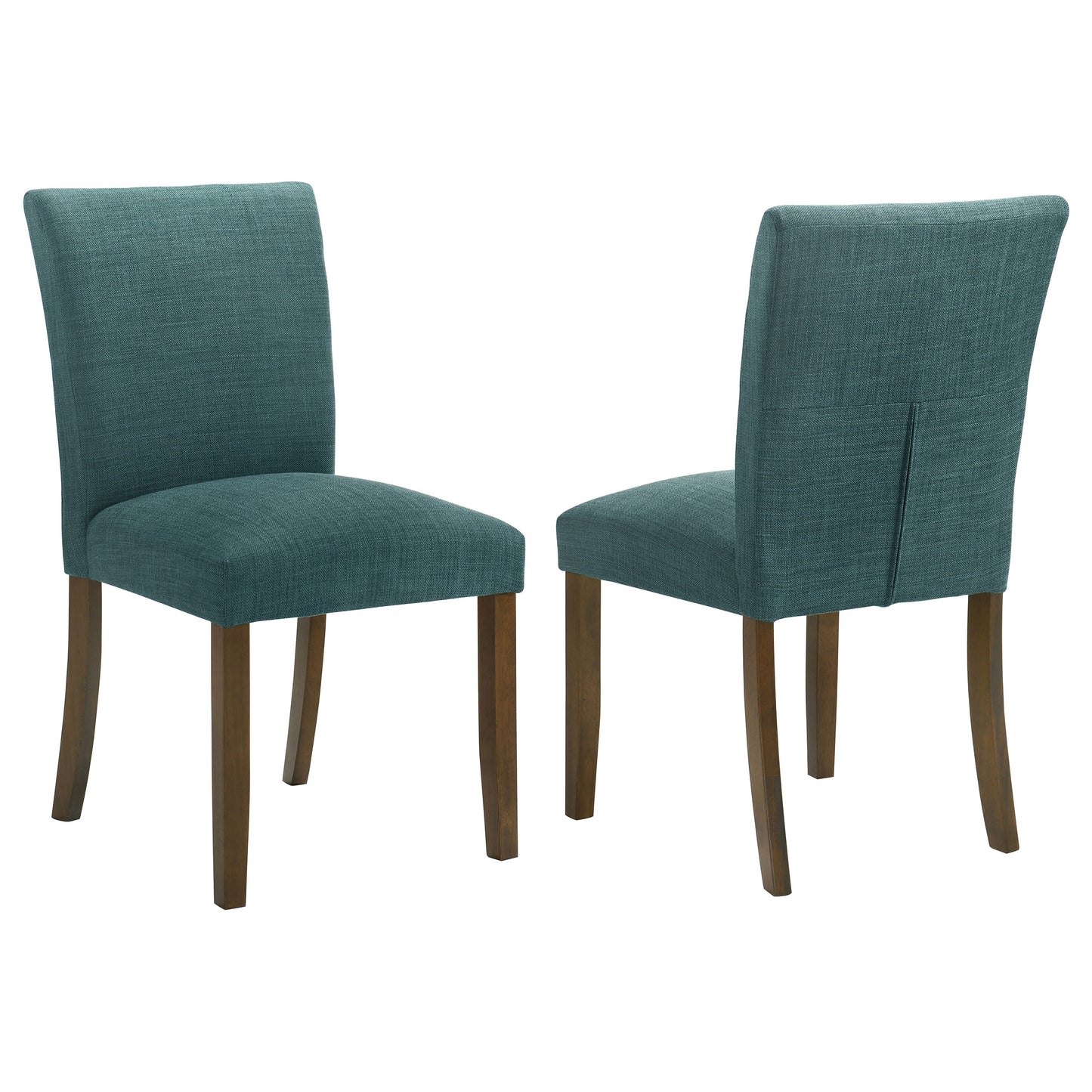 frostine upholstered dining side chair blue (set of 2)