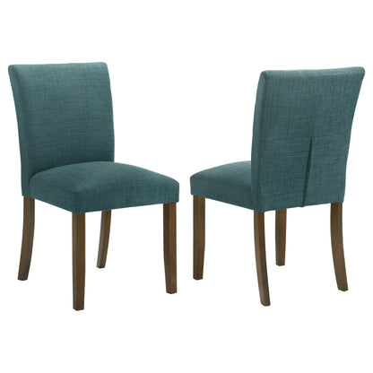 Paxton Upholstered Dining Side Chair Teal Blue (Set of 2)Teal Blue