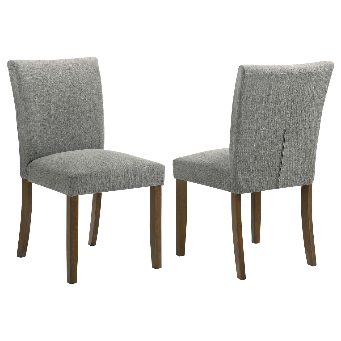 frostine upholstered dining side chair grey (set of 2)