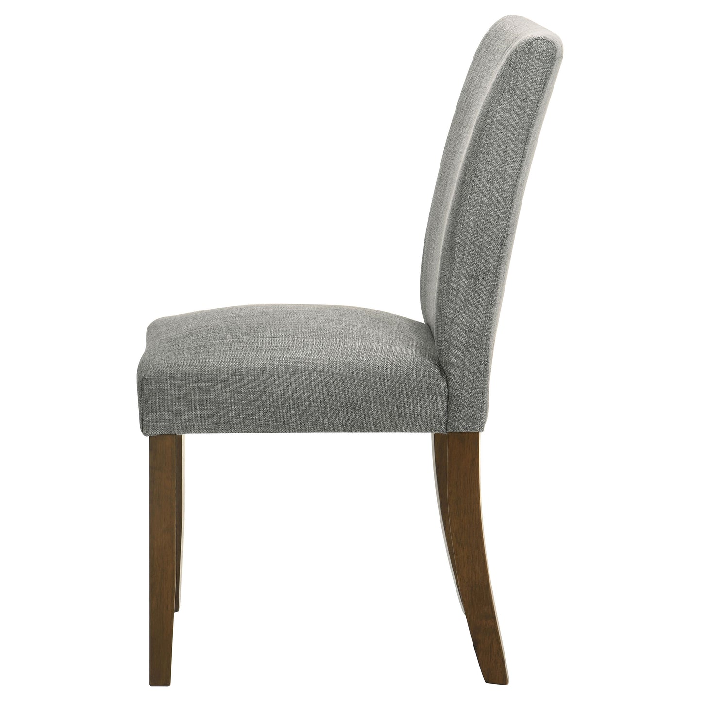 frostine upholstered dining side chair grey (set of 2)