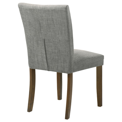 Frostine Upholstered Dining Side Chair Grey (Set of 2)