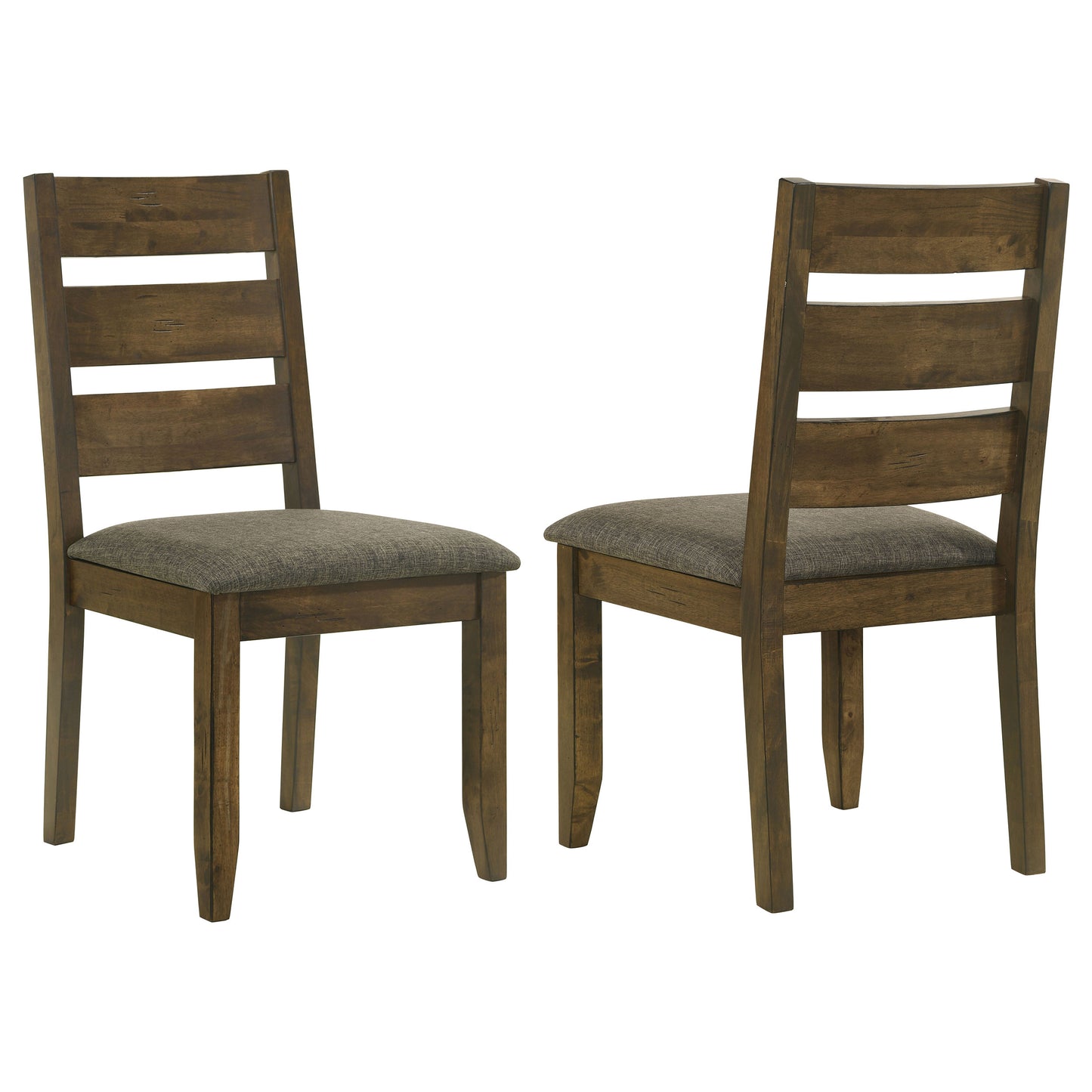 julian wood dining side chair knotty nutmeg (set of 2)knotty nutmeg