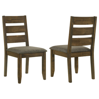 Julian Wood Dining Side Chair Knotty Nutmeg (Set of 2)Knotty Nutmeg