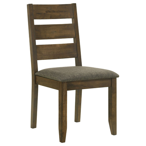 Julian Wood Dining Side Chair Knotty Nutmeg (Set of 2)Knotty Nutmeg