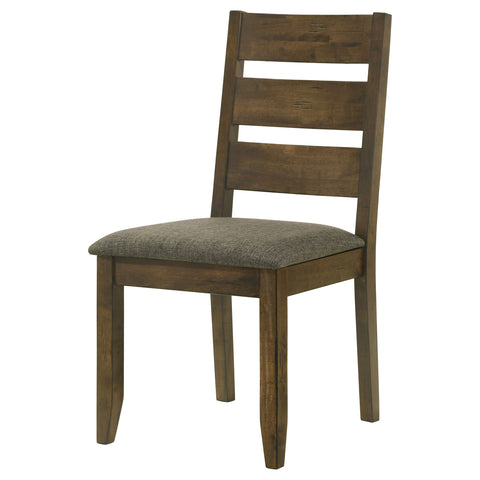 Julian Wood Dining Side Chair Knotty Nutmeg (Set of 2)Knotty Nutmeg