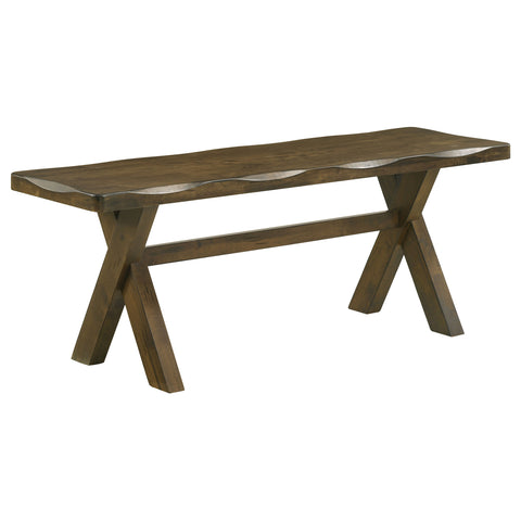 Julian Wood Dining Bench Knotty NutmegKnotty Nutmeg