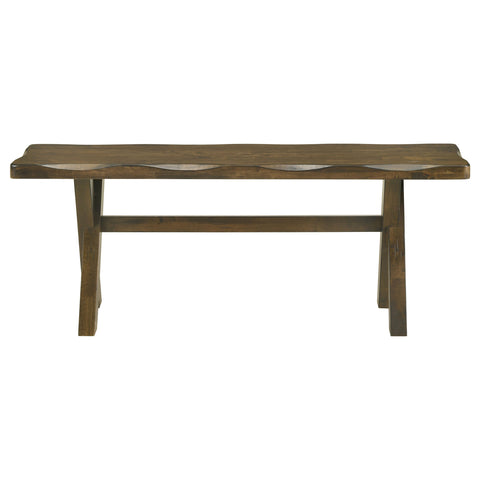 Julian Wood Dining Bench Knotty NutmegKnotty Nutmeg