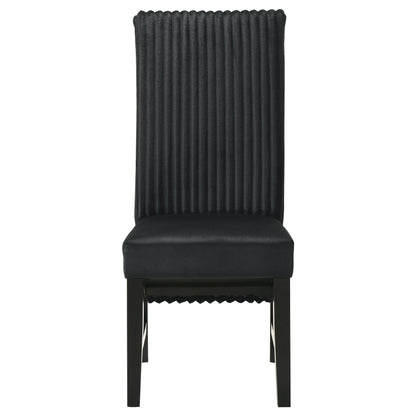 Bruner Upholstered Dining Side Chair Black (Set of 2)Black