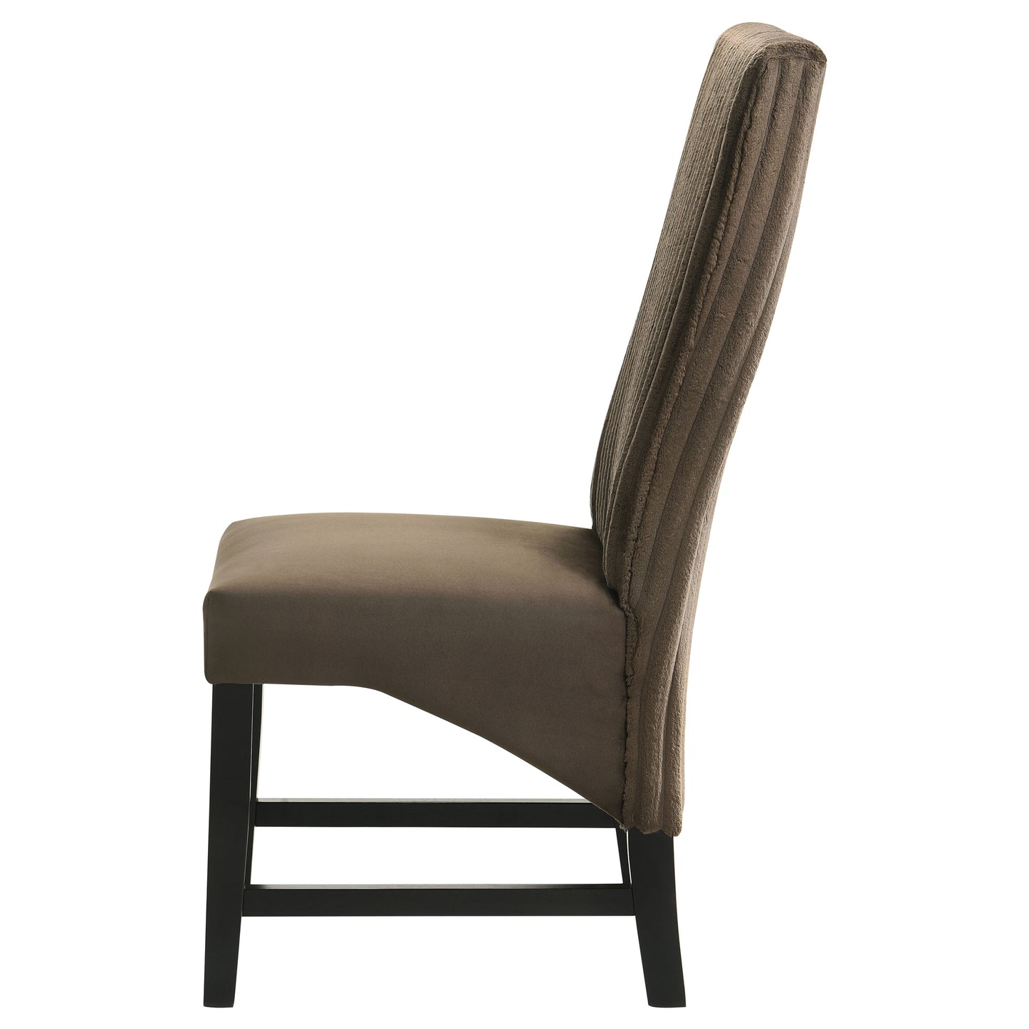 bruner upholstered dining side chair chocolate (set of 2)chocolate