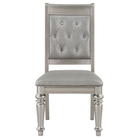 Tenya Game 5-piece Rectangular Dining Set Metallic PlatinumMetallic Platinum