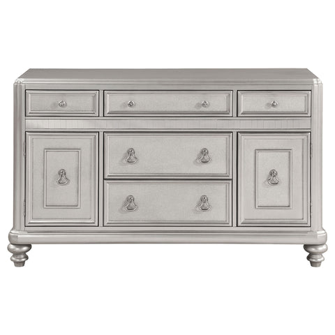 Tenya Game Dining Sideboard Buffet Cabinet Metallic PlatinumMetallic Platinum