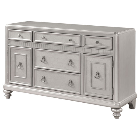 Tenya Game Dining Sideboard Buffet Cabinet Metallic PlatinumMetallic Platinum