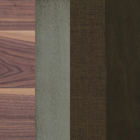 Visalia Creek 5-piece Rectangular Dining Table Set ChocolateNatural Walnut / Chocolate