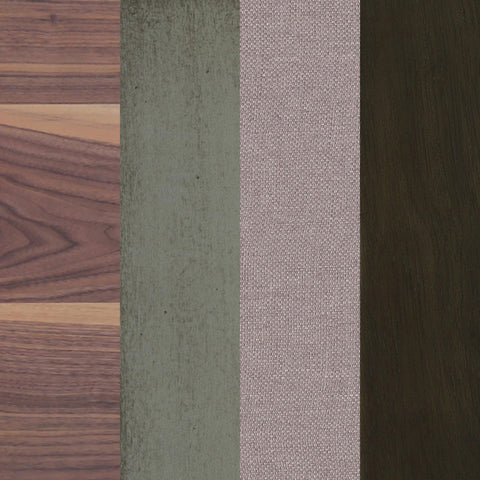 Visalia Creek 7-piece Rectangular Dining Table Set TaupeNatural Walnut / Taupe