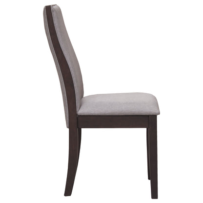 Visalia Creek Upholstered Dining Chair Taupe (Set of 2)Taupe