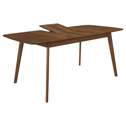 Colombe 75-inch Extension Leaf Dining Table Natural WalnutNatural Walnut