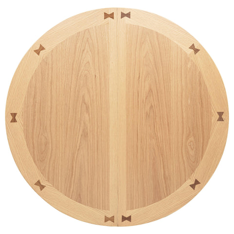 Parkes Oval 60-inch Counter Height Extension Dining Table Light Oak