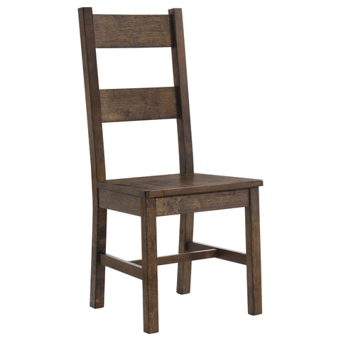 Lawler 9-piece Rectangular Dining Set Rustic Golden BrownRustic Golden Brown