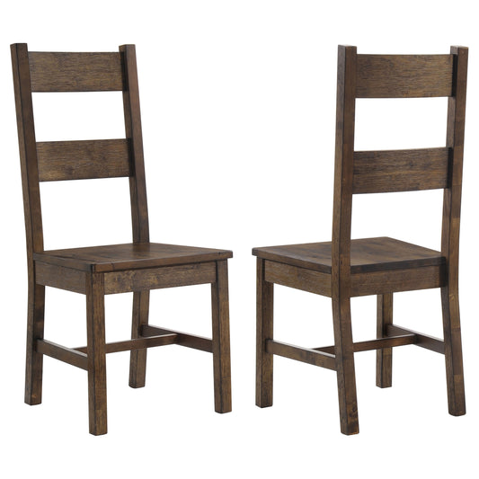 Lawler Dining Side Chair Rustic Golden Brown (Set of 2)Rustic Golden Brown