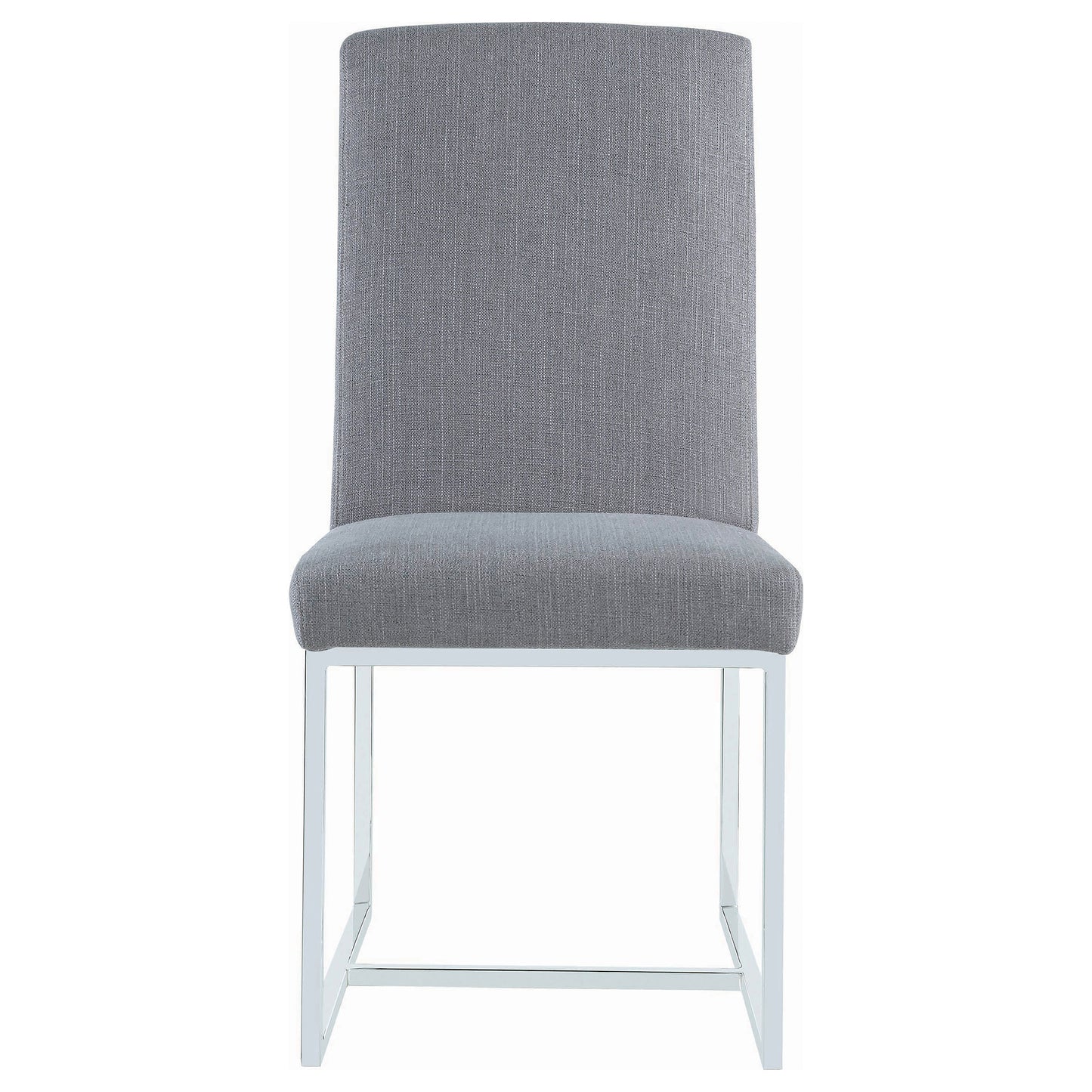 landon upholstered dining side chair grey (set of 2)grey