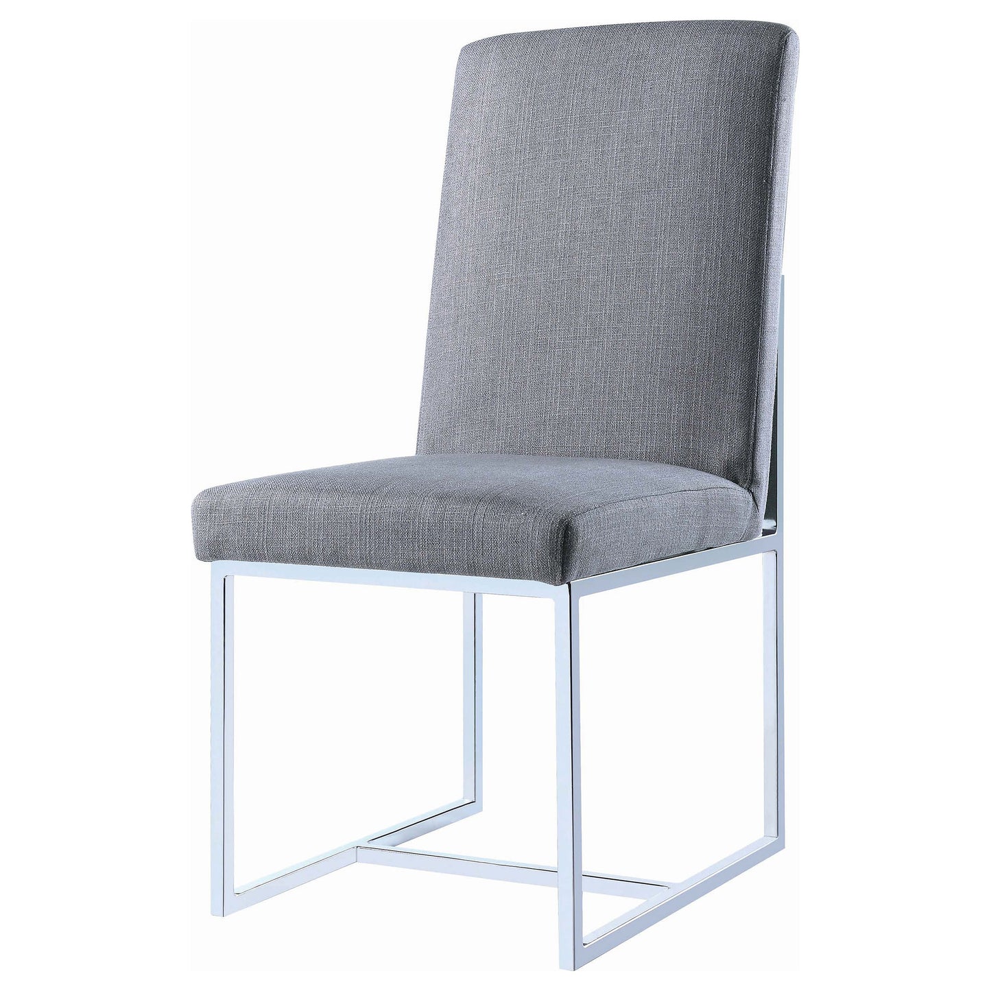 landon upholstered dining side chair grey (set of 2)grey