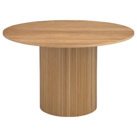 Riona Round 48-inch Wood Top Dining Table NaturalNatural