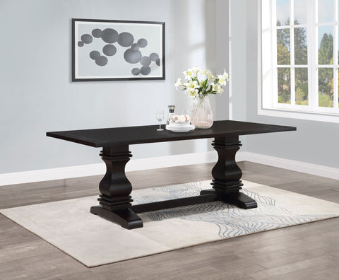 Toscano Rectangular 86-inch Dining Table Rustic EspressoRustic Espresso