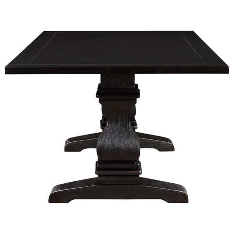 Toscano Rectangular 86-inch Dining Table Rustic EspressoRustic Espresso