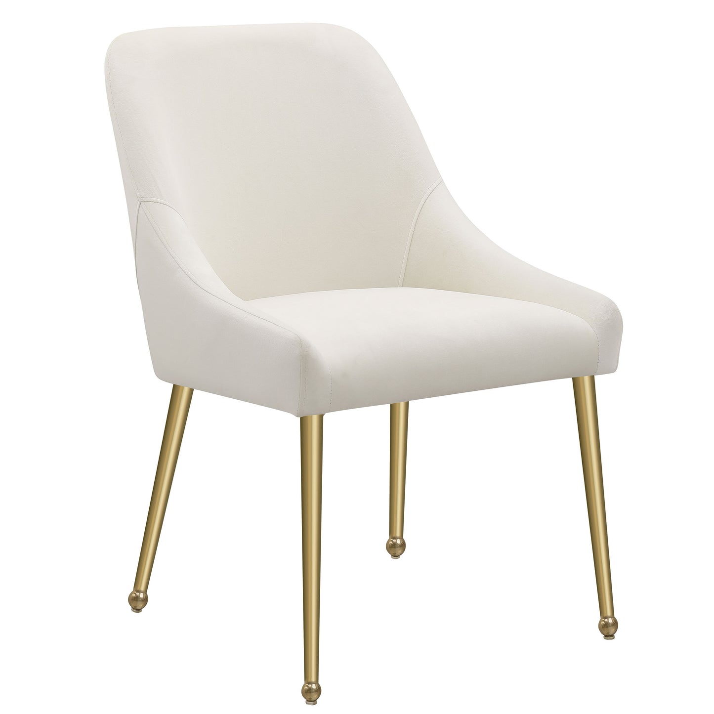 shania upholstered dining side chair ivory (set of 2)